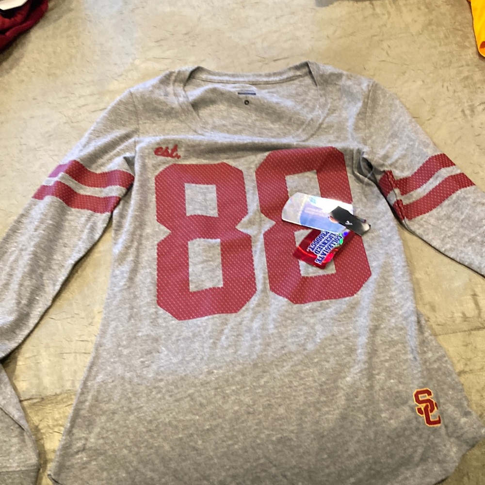 Nike womans long sleeve usc shirt.  New with tags.  Medium